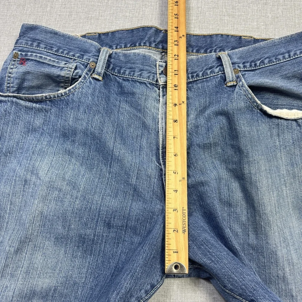 Polo Ralph Lauren Jeans Mens 38x30‎ Hampton Straight Blue Light Wash Denim